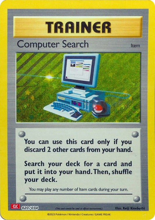 Computer Search (CLC) [Trading Card Game Classic] 020/034