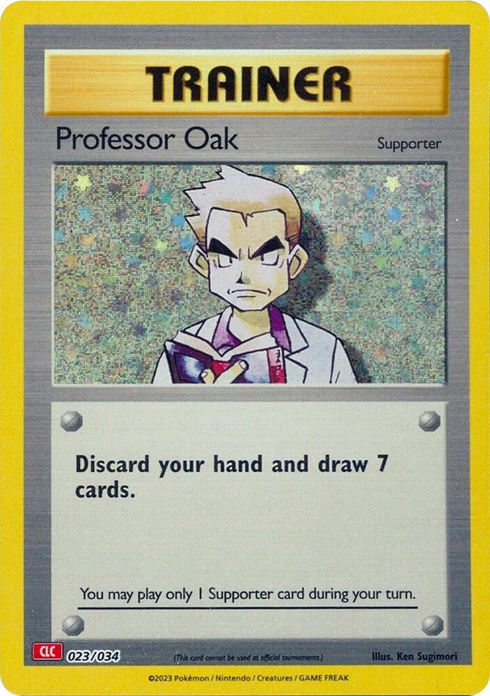 Professor Oak (CLC) [Trading Card Game Classic] 023/034