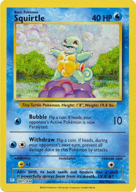 Squirtle [Trading Card Game Classic] 001/034