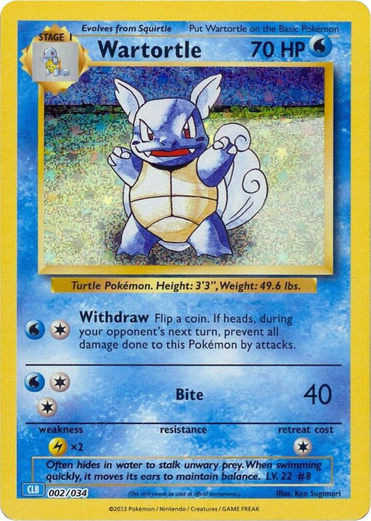 Wartortle [Trading Card Game Classic] 002/034