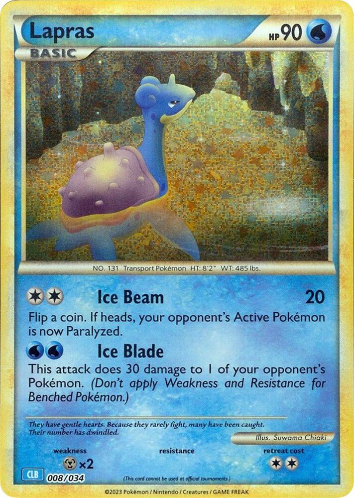 Lapras [Trading Card Game Classic] 008/034