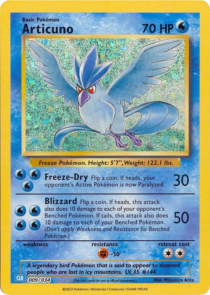 Articuno [Trading Card Game Classic] 009/034