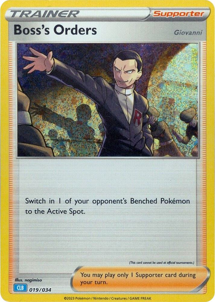 Boss's Orders (CLB) [Trading Card Game Classic] 019/034