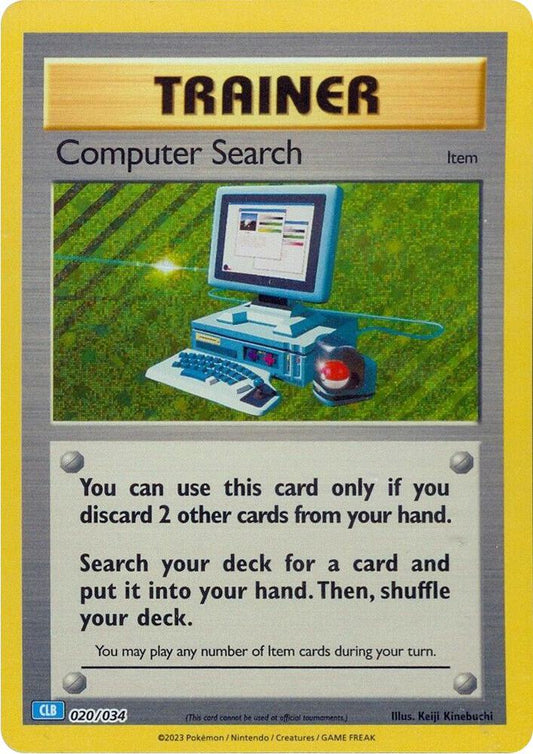 Computer Search (CLB) [Trading Card Game Classic] 020/034