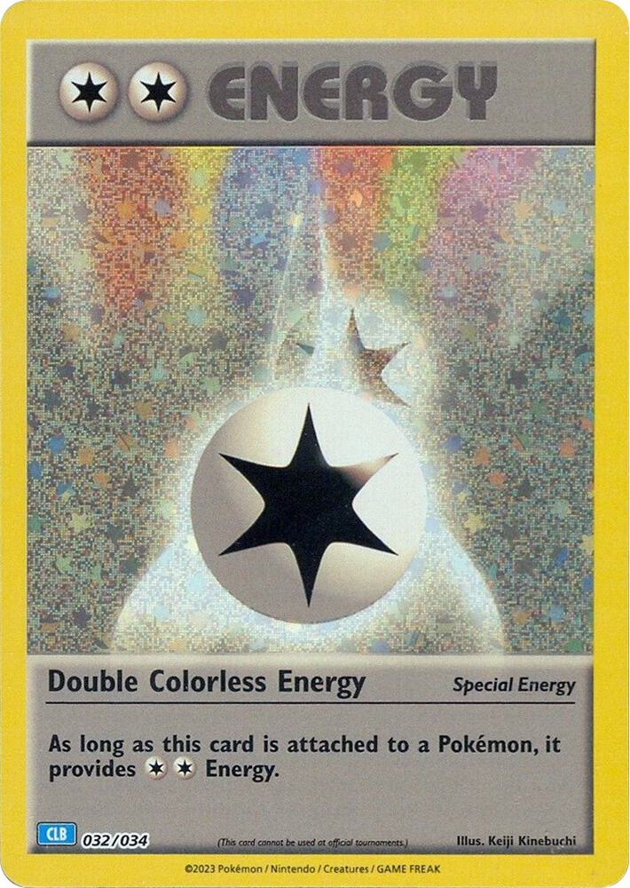 Double Colorless Energy (CLB) [Trading Card Game Classic] 032/034