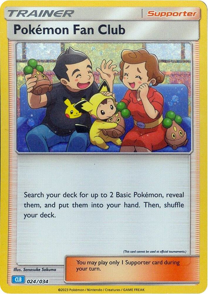 Pokemon Fan Club (CLB) [Trading Card Game Classic] 024/034