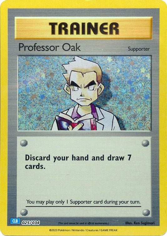 Professor Oak (CLB) [Trading Card Game Classic] 025/034