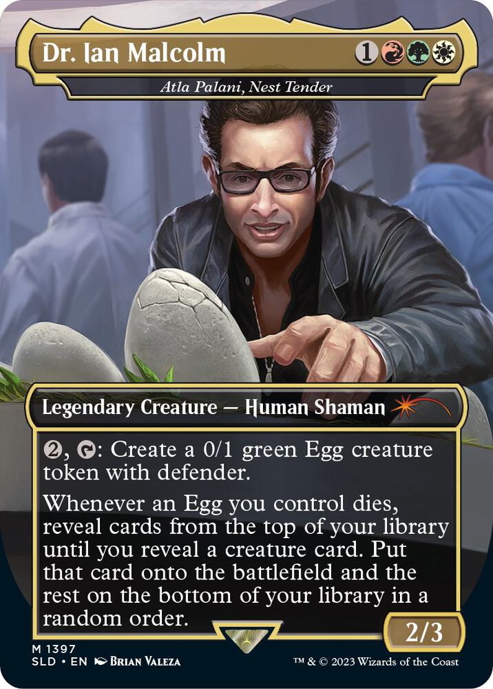 Dr. Ian Malcolm - Atla Palani, Nest Tender [Secret Lair Drop Series] 1397