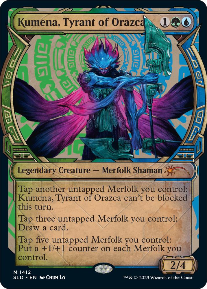 Kumena, Tyrant of Orazca [Secret Lair Drop Series] 1412