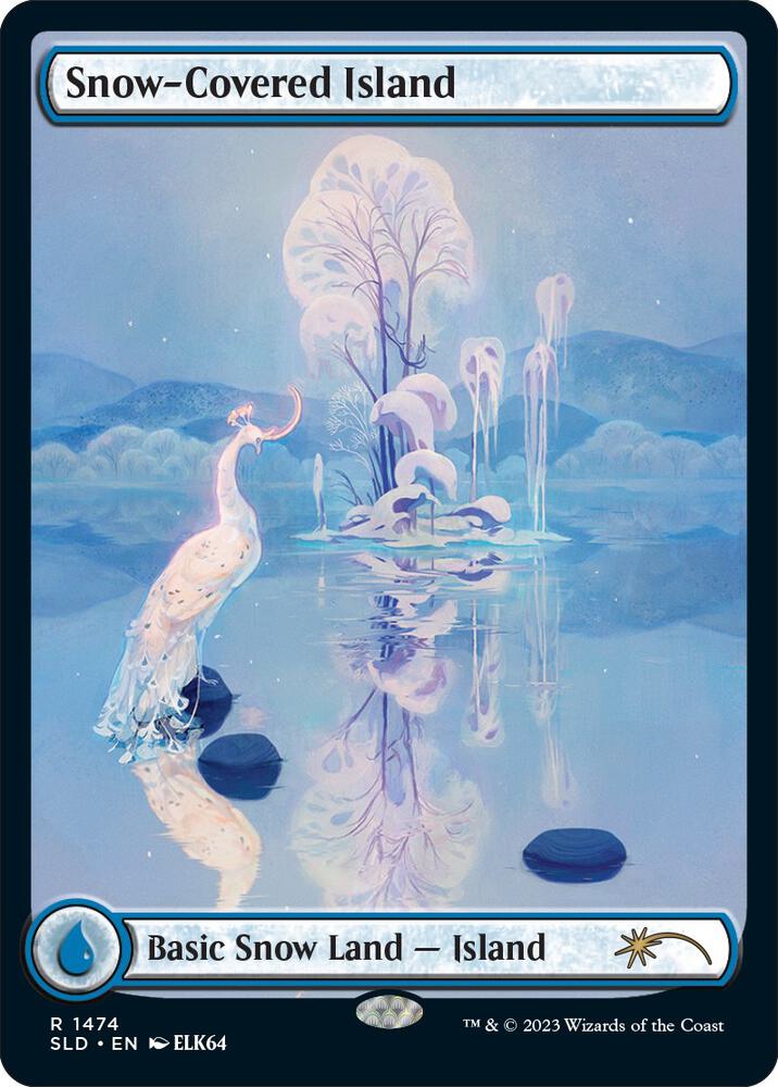 Snow-Covered Island (1474) [Secret Lair Drop Series] 1474