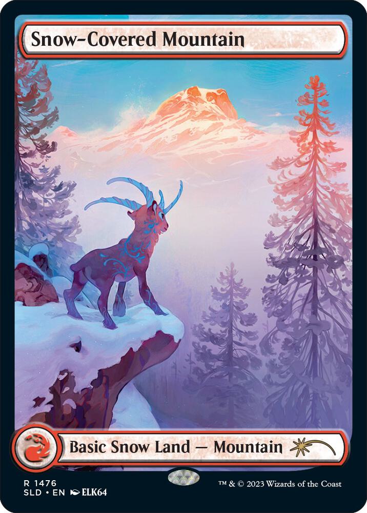 Snow-Covered Mountain (1476) [Secret Lair Drop Series] 1476