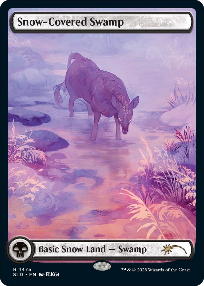 Snow-Covered Swamp (1475) [Secret Lair Drop Series] 1475