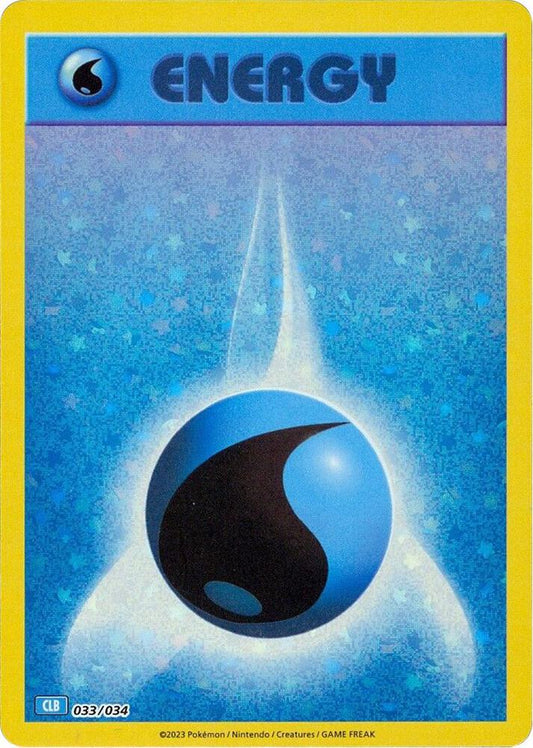 Basic Water Energy [Trading Card Game Classic] 033/034