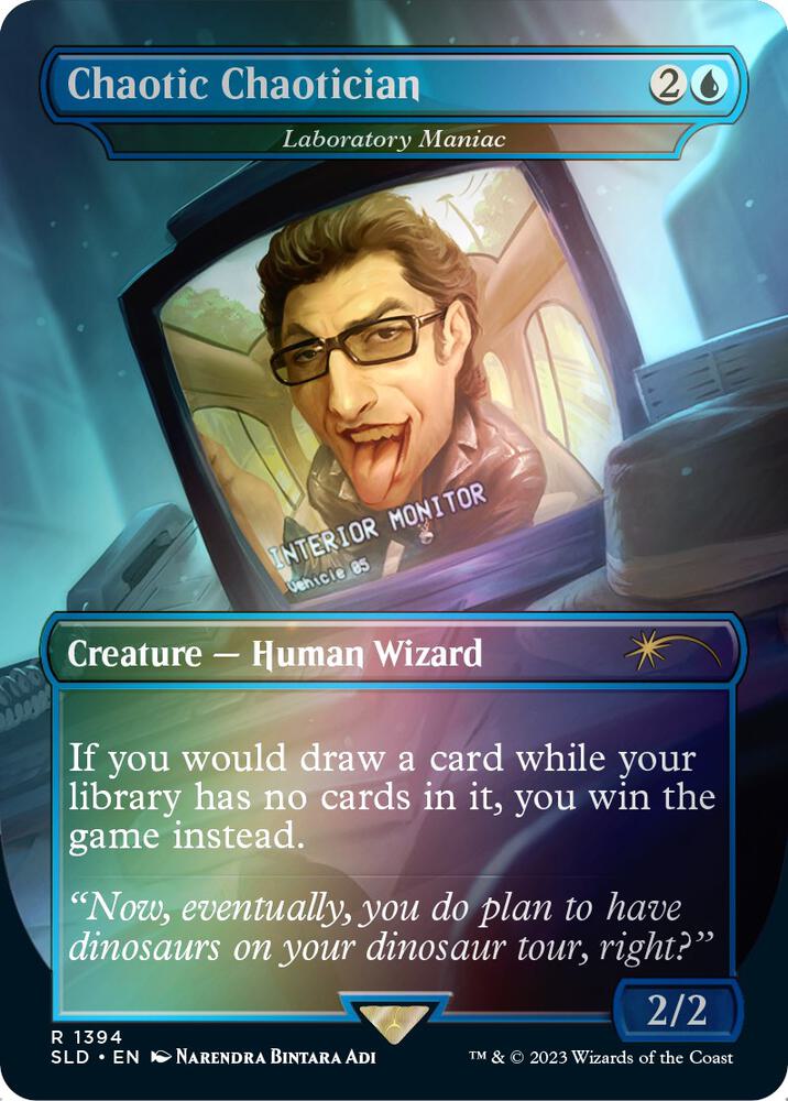 Chaotic Chaotician - Laboratory Maniac (Rainbow Foil) [Secret Lair Drop Series] 1394