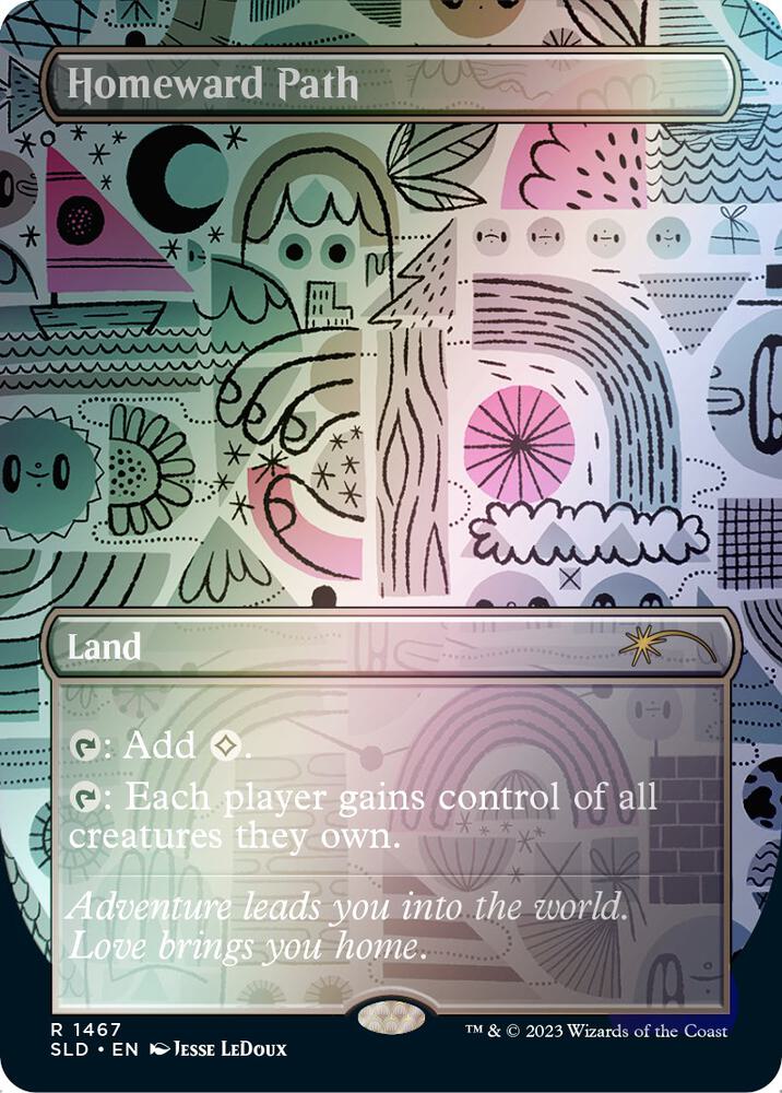 Homeward Path (1467) (Rainbow Foil) [Secret Lair Drop Series] 1467