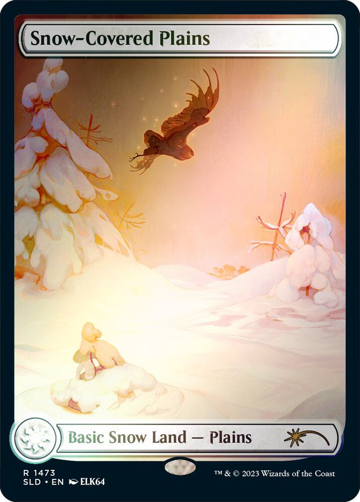 Snow-Covered Plains (1473) (Rainbow Foil) [Secret Lair Drop Series] 1473