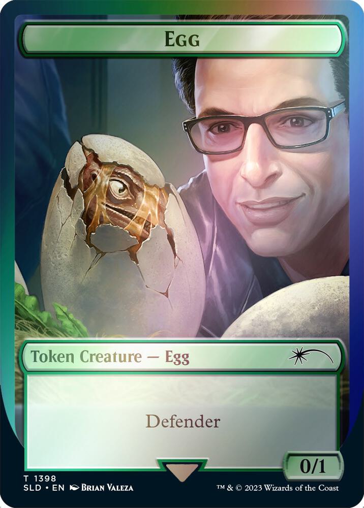 Egg Token (Rainbow Foil) [Secret Lair Drop Series] 1398
