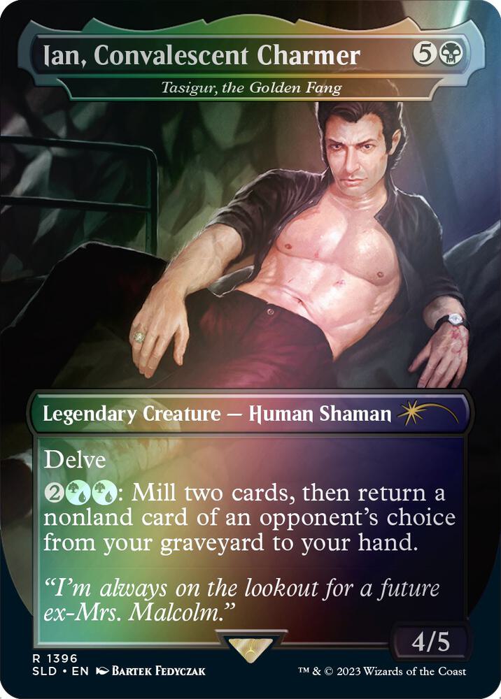 Ian, Convalescent Charmer - Tasigur, the Golden Fang (Rainbow Foil) [Secret Lair Drop Series] 1396