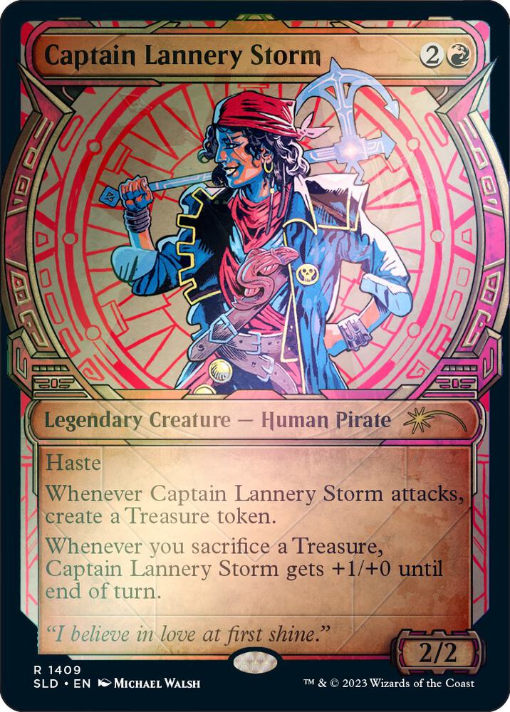 Captain Lannery Storm (Rainbow Foil) [Secret Lair Drop Series] 1409