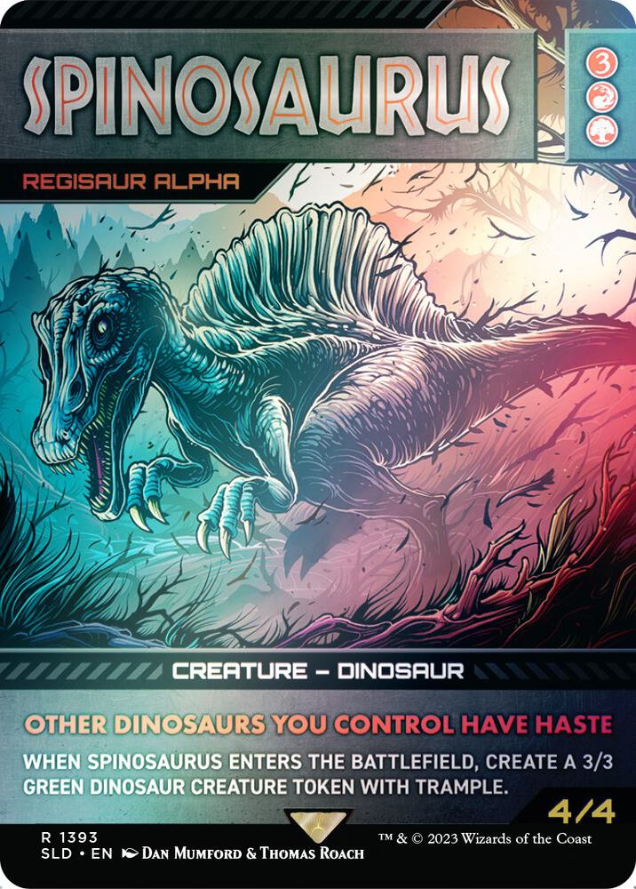 Spinosaurus - Regisaur Alpha (Rainbow Foil) [Secret Lair Drop Series] 1393
