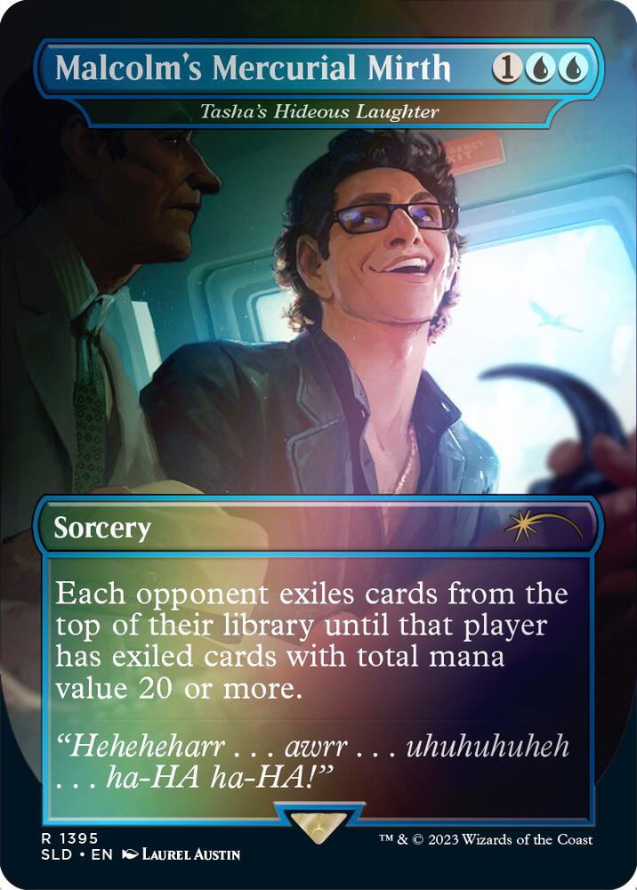 Malcolm's Mercurial Mirth - Tasha's Hideous Laughter (Rainbow Foil) [Secret Lair Drop Series] 1395