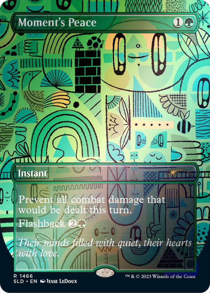 Moment's Peace (Rainbow Foil) [Secret Lair Drop Series] 1466