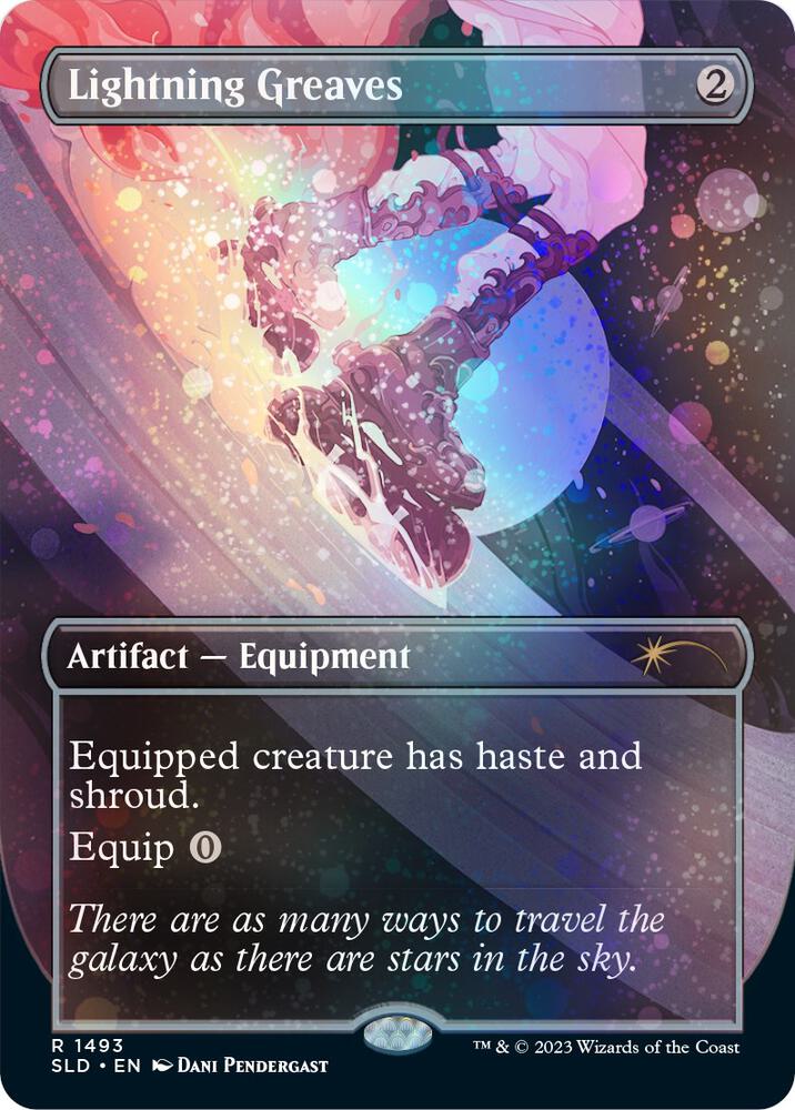 Lightning Greaves (1493) (Galaxy Foil) [Secret Lair Drop Series] 1493