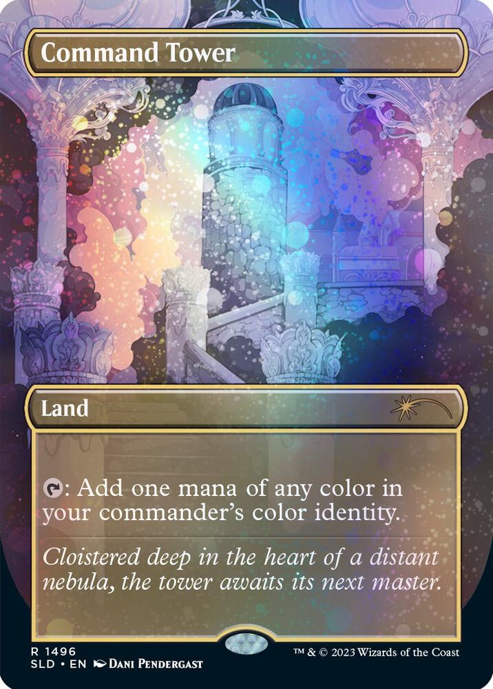 Command Tower (1496) (Galaxy Foil) [Secret Lair Drop Series] 1496