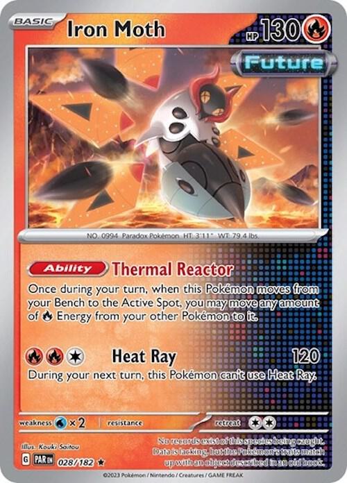 Iron Moth - 028/182 (Cosmos Holo) [Miscellaneous Cards & Products] 028/182
