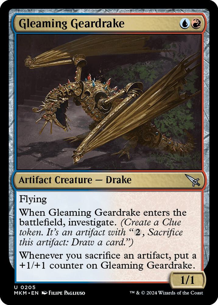 Gleaming Geardrake [Murders at Karlov Manor] 205