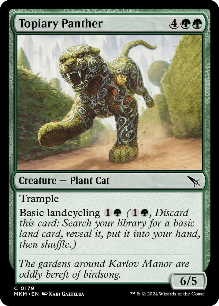 Topiary Panther [Murders at Karlov Manor] 179