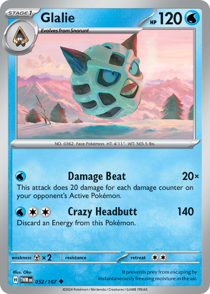 Glalie - 52/167 Twilight Masquerade