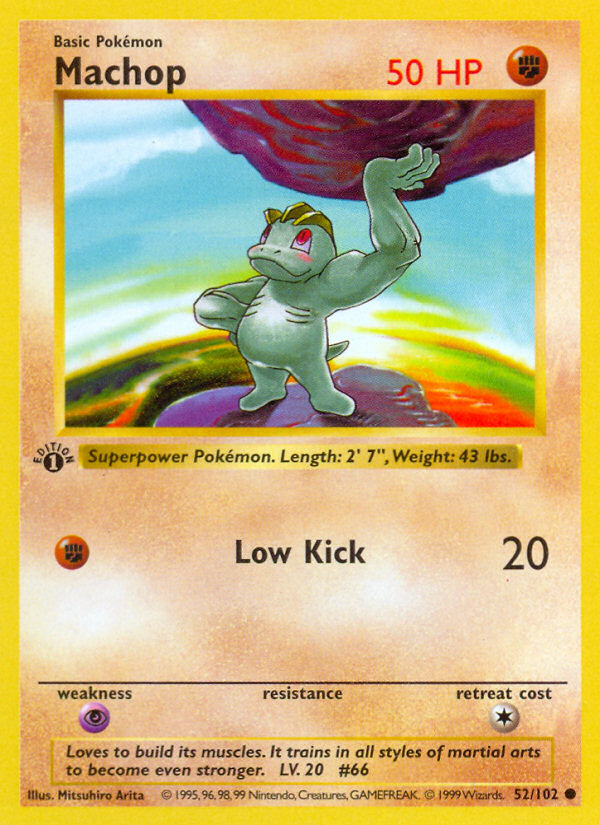 Machop - 52/102 Base