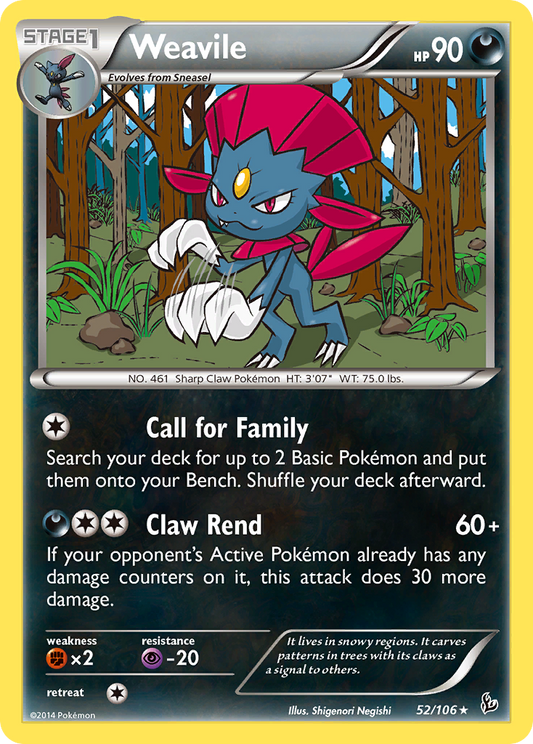 Weavile - 52/106 Flashfire