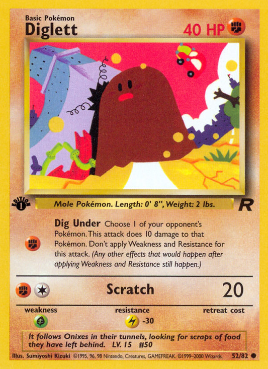 Diglett - 52/82 Team Rocket