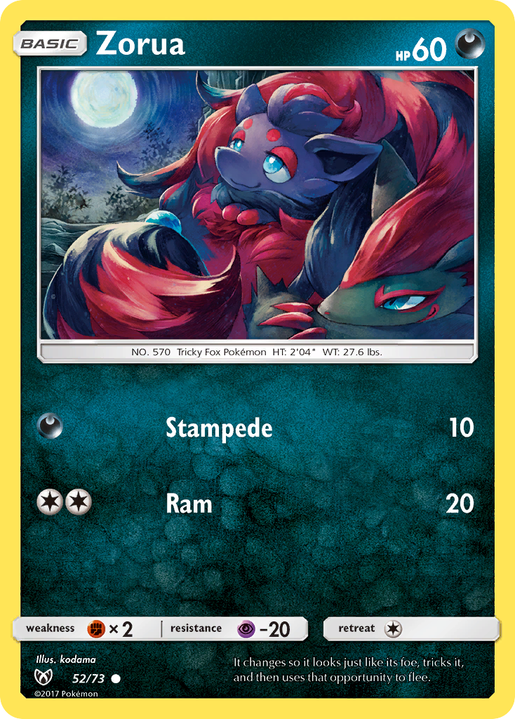 Zorua - 52/73 Shining Legends