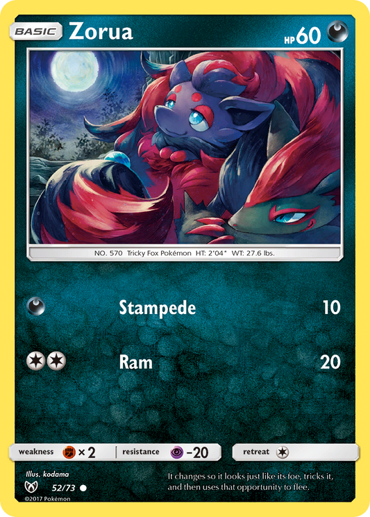 Zorua - 52/73 Shining Legends