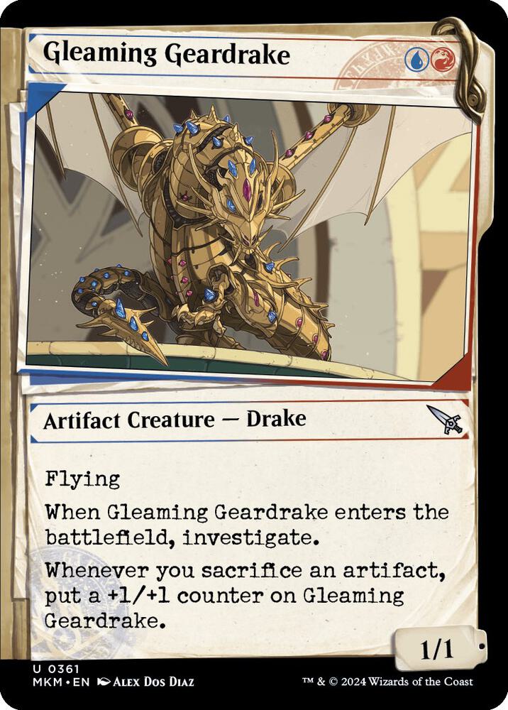 Gleaming Geardrake (Showcase) [Murders at Karlov Manor] 361