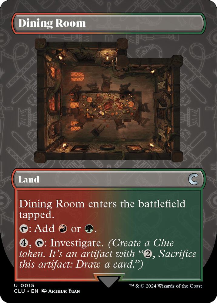 Dining Room (Borderless) [Ravnica: Clue Edition] 15