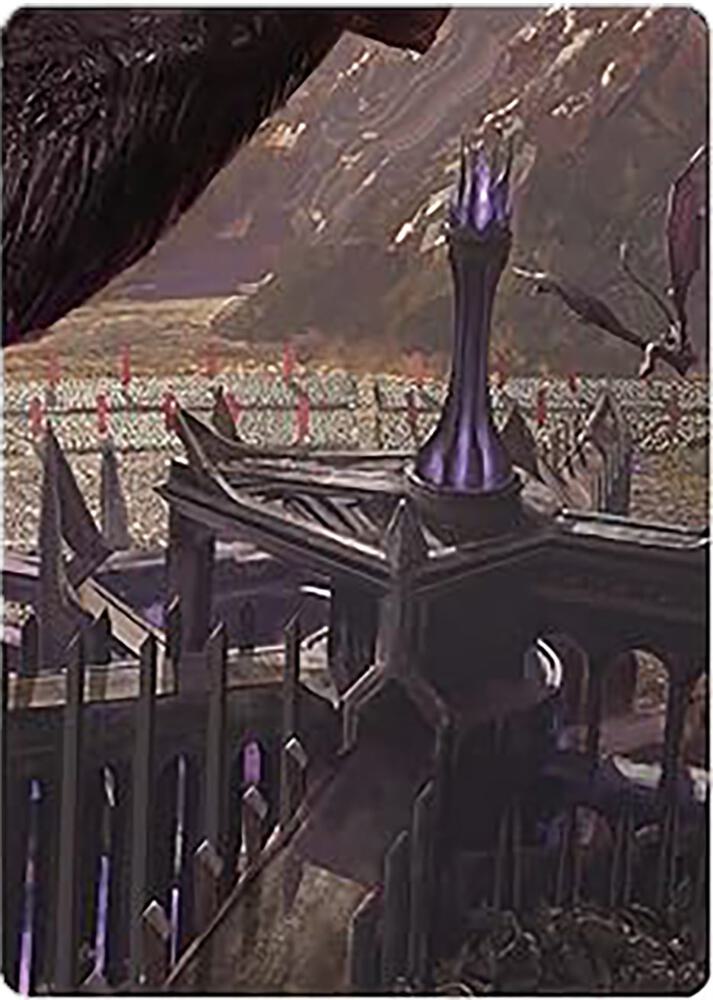 Minas Morgul, Dark Fortress Art Card [Art Series: Universes Beyond: The Lord of the Rings: Tales of Middle-earth] 24