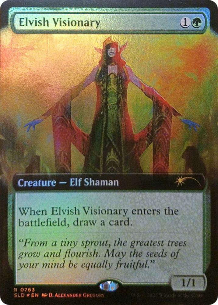 Elvish Visionary (Extended Art) [Secret Lair Drop Series] 763