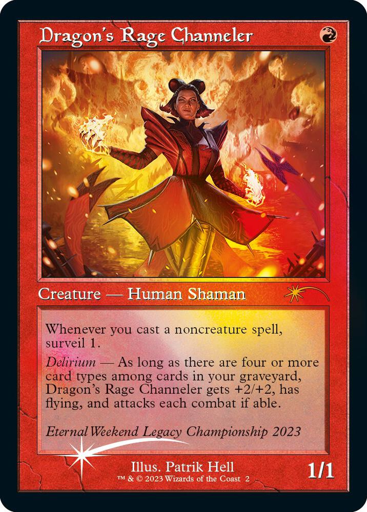 Dragon's Rage Channeler (Retro Frame) (Eternal Weekend 2023 Promo) [Unique and Miscellaneous Promos] 2