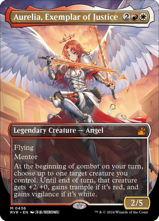 Aurelia, Exemplar of Justice (Anime Borderless) [Ravnica Remastered] 436