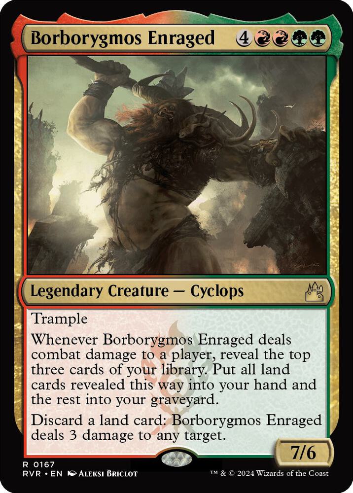 Borborygmos Enraged [Ravnica Remastered] 167