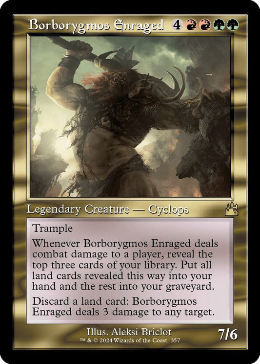Borborygmos Enraged (Retro Frame) [Ravnica Remastered] 357