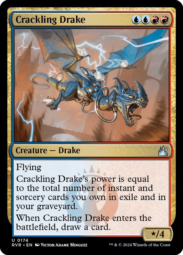 Crackling Drake [Ravnica Remastered] 174