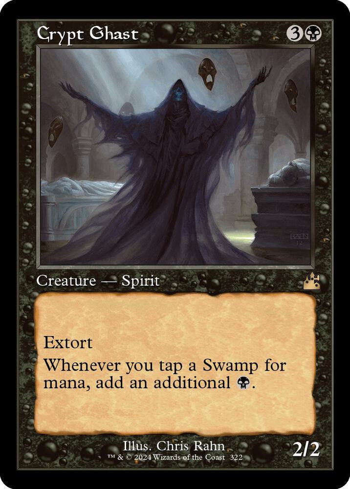 Crypt Ghast (Retro Frame) [Ravnica Remastered] 322