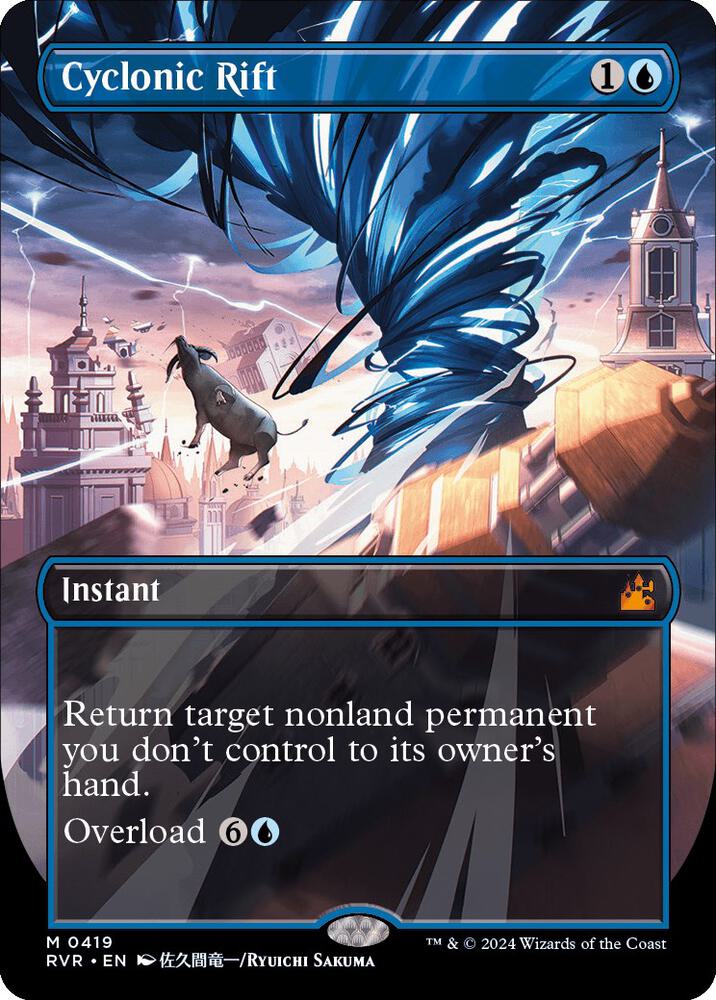 Cyclonic Rift (Anime Borderless) [Ravnica Remastered] 419