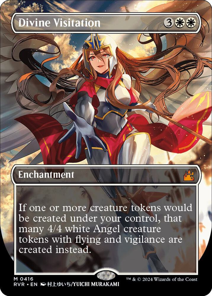 Divine Visitation (Anime Borderless) [Ravnica Remastered] 416