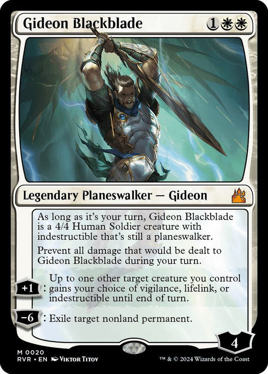 Gideon Blackblade [Ravnica Remastered] 20